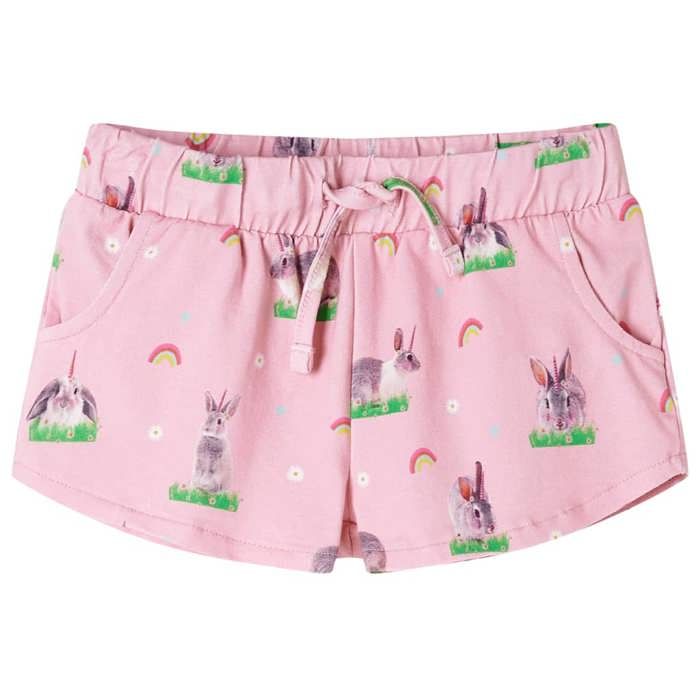 Children's Shorts with Light Pink Drawstring 92/104/116/128/140