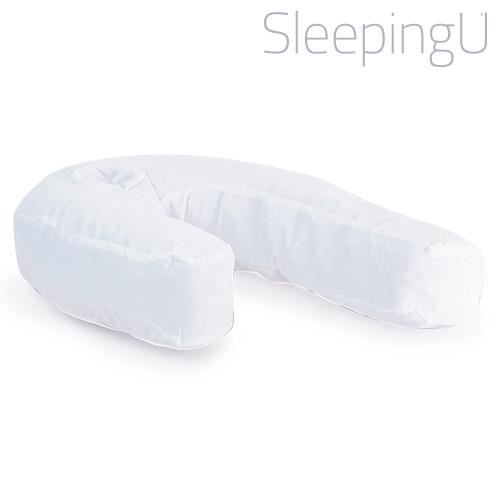 Oreiller - Sleeping U - Ergonomique - Élimine les ronflements - Confort moyen - Asymétrique
