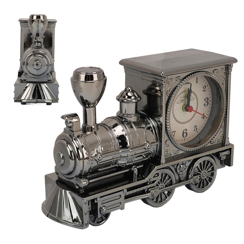 Vintage Κεφαλή Τρένου Ξυπνητήρι Επιτραπέζιο Επιτραπέζιο Ρολόι Χρόνου Μοντέλο Τρένου Διακόσμηση Σπίτι Φοιτητές Παιδικό Υπνοδωμάτιο