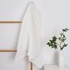 100% Linen Bath Towel 29.5x52 Inch French Flax Linen Quick Dry Towel for Bathroom, Beach, Travel, Sauna, Natural Thin Hair Towel, White