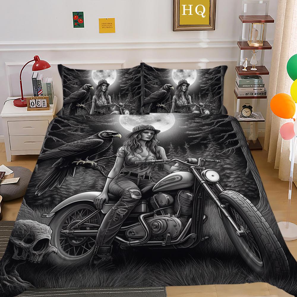 Hot Sale Duvet Cover Set Woman Man Bedding Suit Single Double Size Microfiber Home Bedclothes Bedroom Decor
