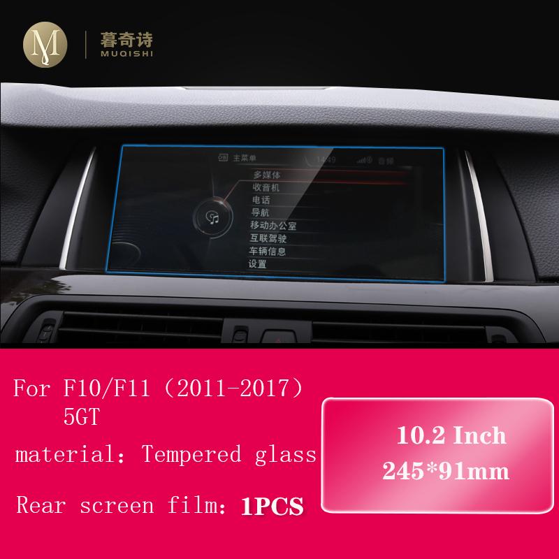 Für BMW F07 F10 F11 Serie 5 2011-2017 Auto-Innenraum-Kohlefaserfolie 5D PET Mittelkonsole Anti-Kratz-Widerstandsfolie Zubehör