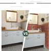 European Retro Tile Sticker PVC Self-Adhesive Kitchen Bathroom Waterproof Wall Decoration Brick Pattern Wallpaper 15x30cm 6pcs