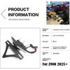 Compatible with Z900 2025 Z900 License Plate Holder with LED Turn Light Short Tail Motorcycle Integrated License Plate Holder Turn Signal Fender