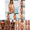 Spalline Micro Trasparenti Bikini Set G-string Brasiliano da Donna Perizoma Costume da Bagno