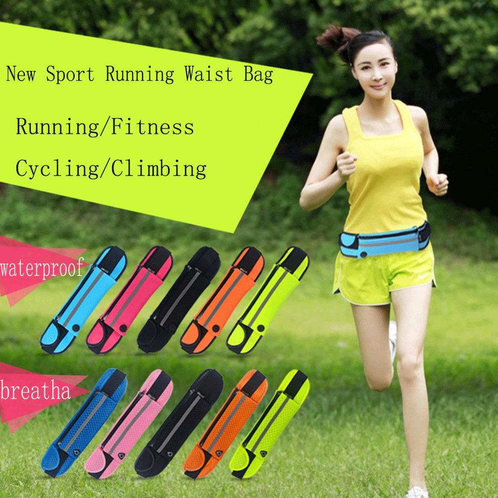 Waterproof Running Accessories Sports Waist Bag Mobile Phone Waist Bag Fitness Bag Running Belt Bag