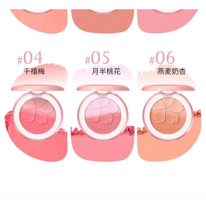 WODWOD - Floral Embossed Tipsy Gradient Blush - 6 Types