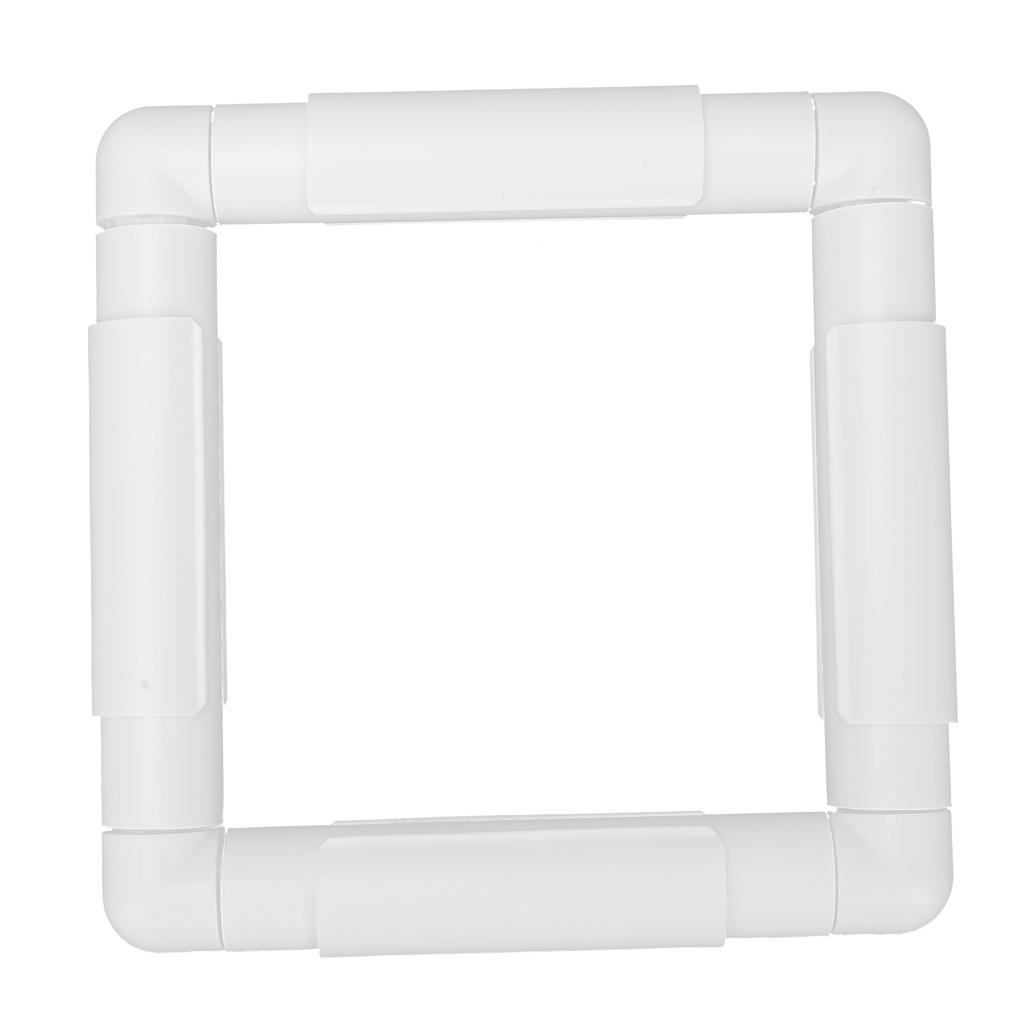 Embroidery Hoop Cross Stitch Square Plastic Clip Frame DIY Craft Handhold Sewing Tools