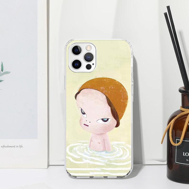 

Y-Yoshitomo Nara Phone Case For Iphone 17 Air 16 15 Plus 16E 14 Pro Max 13 Mini 12 11 7 8 SE Fundas Soft Back Cover 17 Air 16 15 iPhone 15 Plus