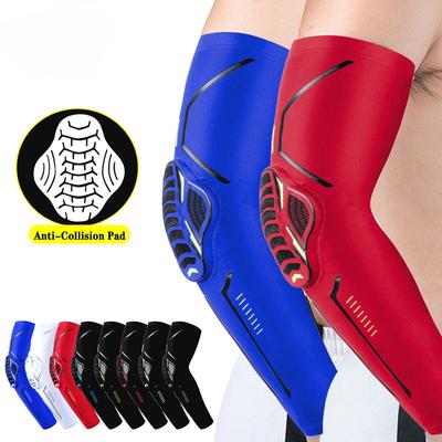 1 PC Professional Sports Anti-collision Elbow Pads Breathable UV Protection Gear Cycling Running Basketball Football Volleyball