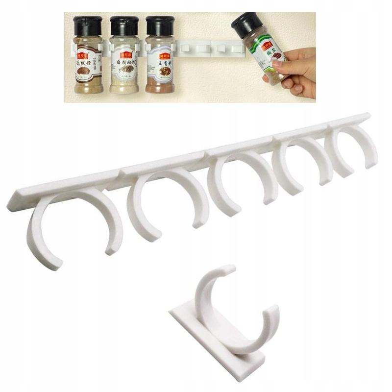 Kitchen Spice Holder Medicines For The Cabinet 5 Places Universal White