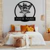 Exclusive Personalizable Mushroom Metal Wall Art Monogram Home Garden Outdoor Porch Hanging Large Scale Wall Decoration
