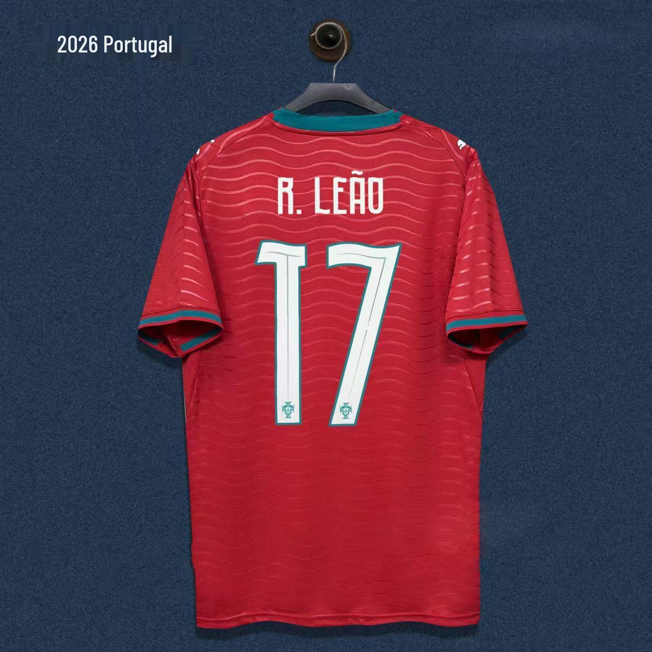 2026 Portugal World Cup Jersey - Player Edition: Cristiano Ronaldo No. 7 & Bruno Fernandes Fan Edition XL