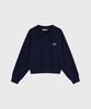 OIOI COLLECTION Circle Wappen Collar Sweatshirt [Navy]