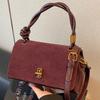 Fashion Portable Small Square Bag Women's Autumn New Retro Trend Messenger Bag Niche Texture Shoulder Bag