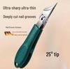Precision Anti-Splash Ingrown Nail Clippers with Slanted Tip and Groove Repair.