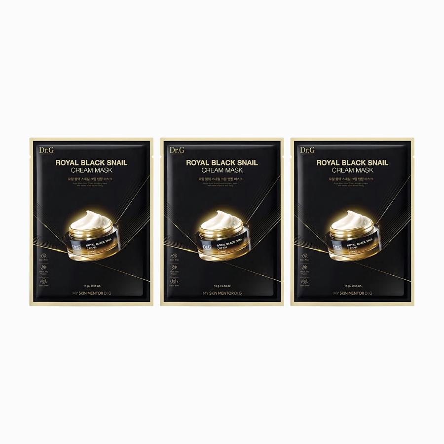 Dr.G Royal Black Snail Cream Mask, 5 Pieces