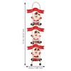 Merry Christmas Decor Santa Claus Climbing on Rope Wall Hanging Ornament Props Christmas Tree Decoration Items