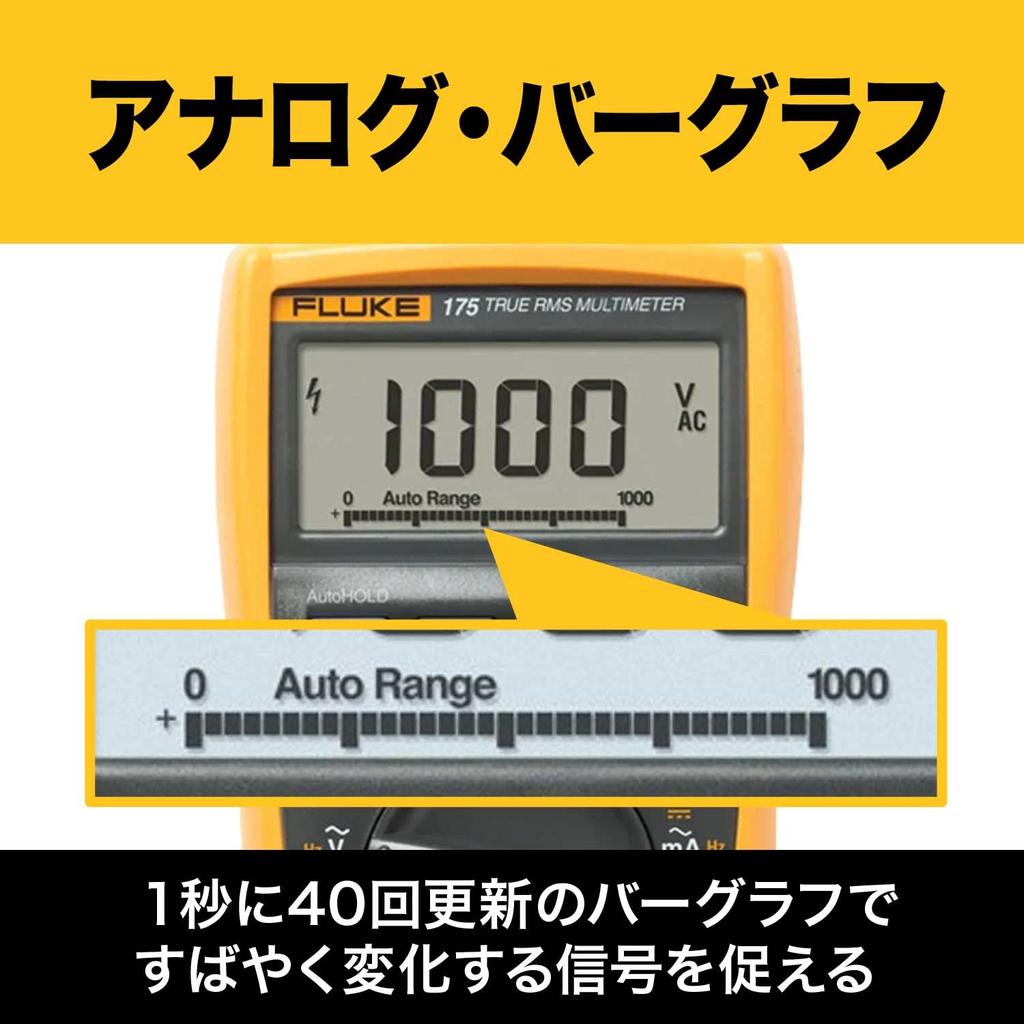 Fluke True RMS Multimeter (Official Japanese Product) 175