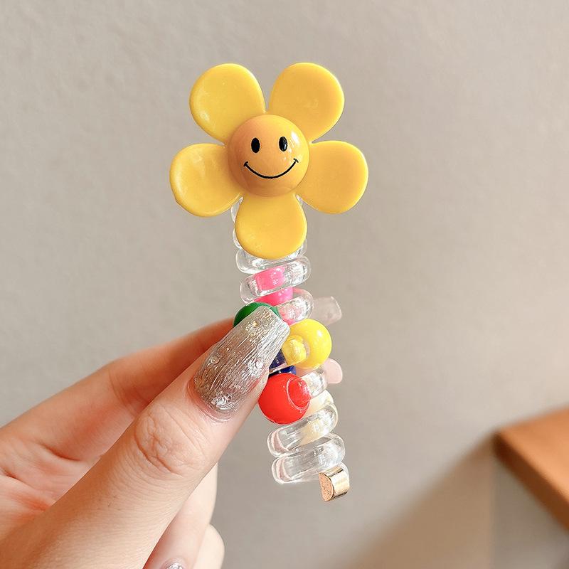 2025 Elastice de păr Little Star cu împletitură bubble - Coadă de cal înaltă, accesorii de păr tip fir telefonic pentru fete