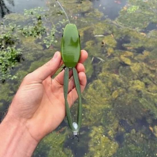5CM Topwater Frog Bait with Propeller Feet Silicone Bionic Frog Artificial Swimbait with Hooks Freshwater Saltwater Trout Bass Fishing Accessories