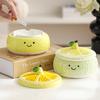 Creative Summer Limited Edition Cute Lemon Ceramic Ashtray Home Decoration Ornament Hotel Ashtray Gift