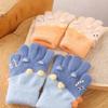 Children's Warm Tools Plush Gloves Five-finger Warm Full Cover Glove