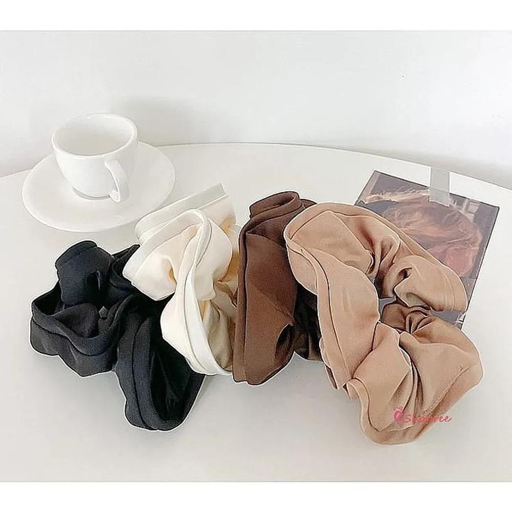 Hairband Scrunchie Mood Tone 1 Set Satin Scrunchie 4 Colors def078