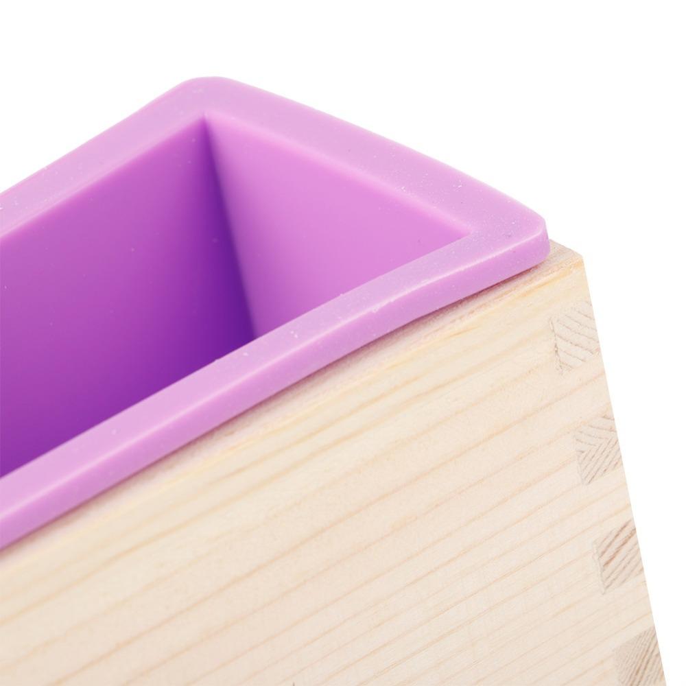 Flexible Silicone Rectangle Soap Mold 900ML Baking Cake Mold Silicone Soap Mold Baking Cake