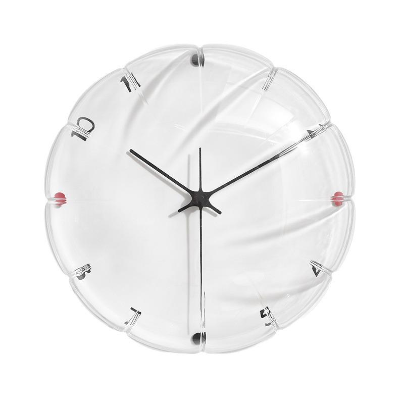 Wozoom Bubble Ballon 3D Wanduhr - Bohrfreie Moderne Wohnzimmerdekoration