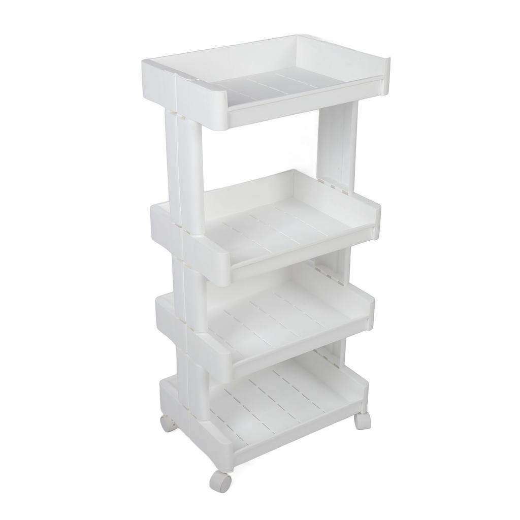 Cărucior de salon cu roți, 4 straturi, economisește spațiu, gol, multifuncțional, pentru stilistul de păr