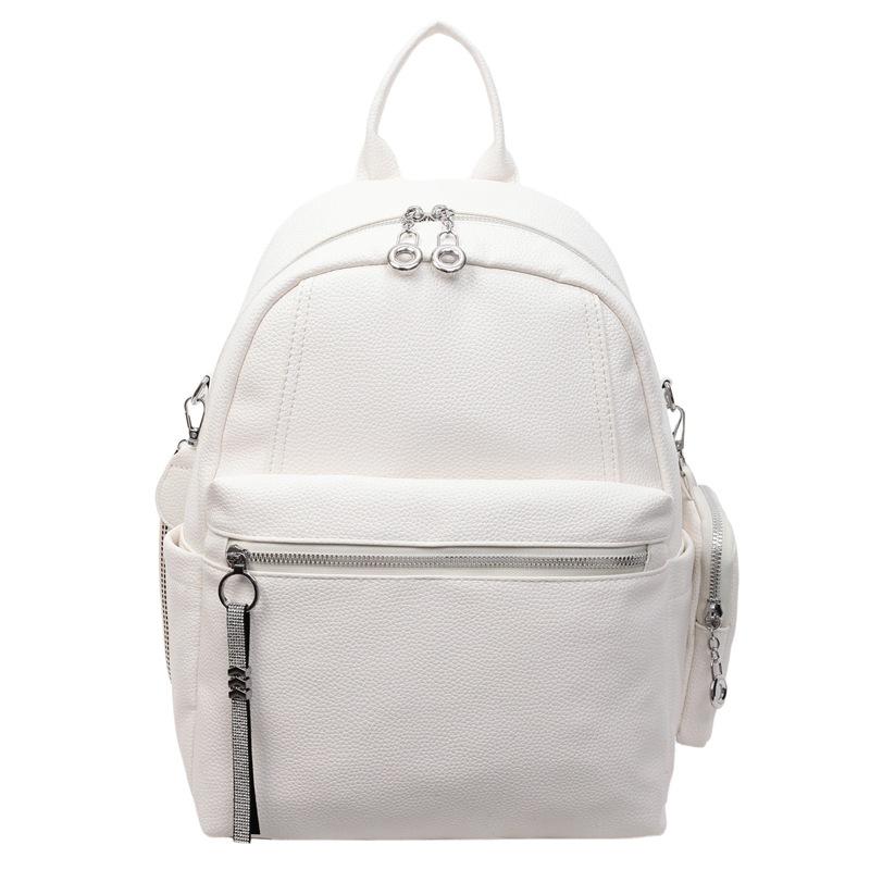 New Women's Backpack, Korean Version, Fashionable and Personalized Commuting Backpack with Coin Purse, Single Shoulder Bag