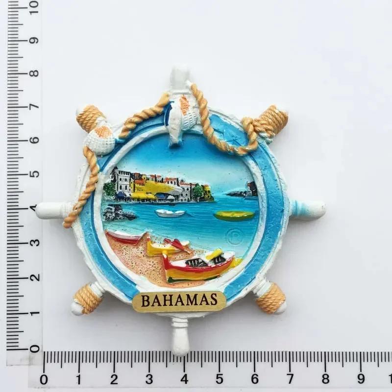 Bahamas Fridge Magnets Tourist Souvenirs Magnets for Refrigerators Creative Folk Dance magnetic sticker Home  Kitchen Decoration