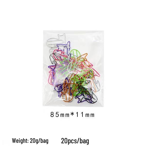Colorful Cat Paperclip Brooch – Animal Bookmark & Office DIY Accessory