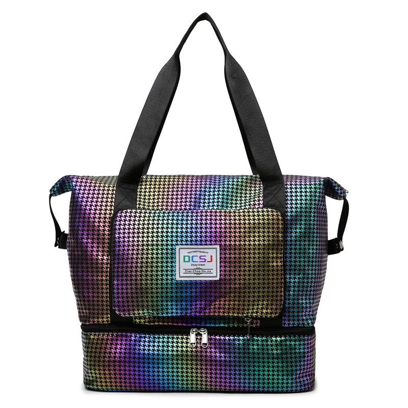 New Travel Bag Foldable Storage Bag Large-capacity Sports Yoga Fitness Bag Short-distance Business Trip Labor Bag