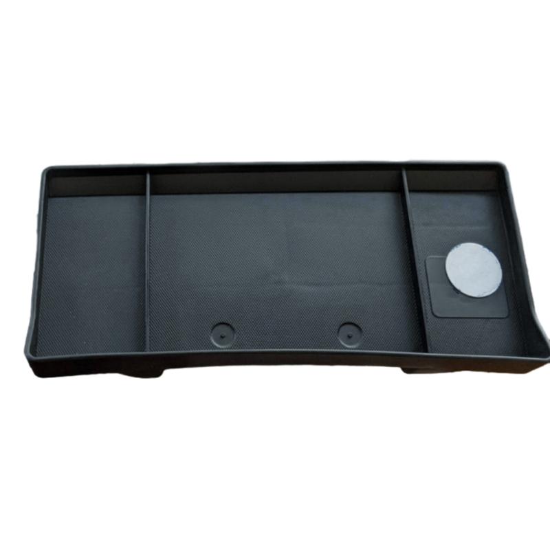 Dashboard Storage Box For Tesla Model 3 Y Front Organizer Dashboard Storage Box Center Console Dash Board Tray Car Box