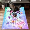 Custom Anime A-AphmauS Mat Personalized Name, Polyester Washable Indoor Entryway Rug, Gift for Christmas, Easter, Thanksgiving Day