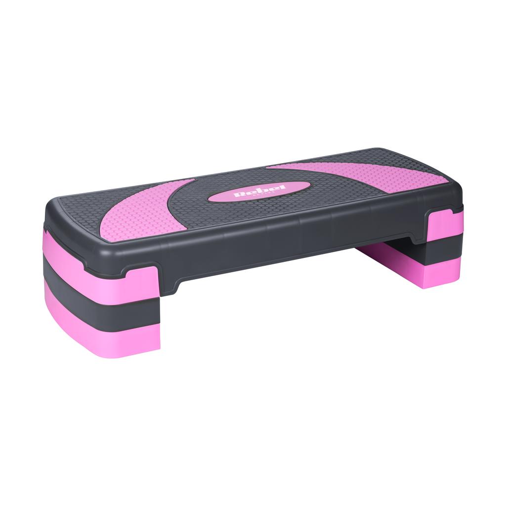 Aeróbic Step 78 Cm Ejercicios de Fitness 3 Niveles Plataforma Modular Ajustable