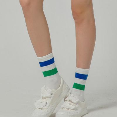 Creve9 Women's Mid-weight Striped Socks