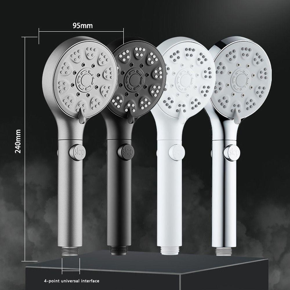 Adjustable Shower Head High Pressure 5 Modes Water-saving Sprinkler Handheld Multi-function Shower Sprayer Bathroom Accessories