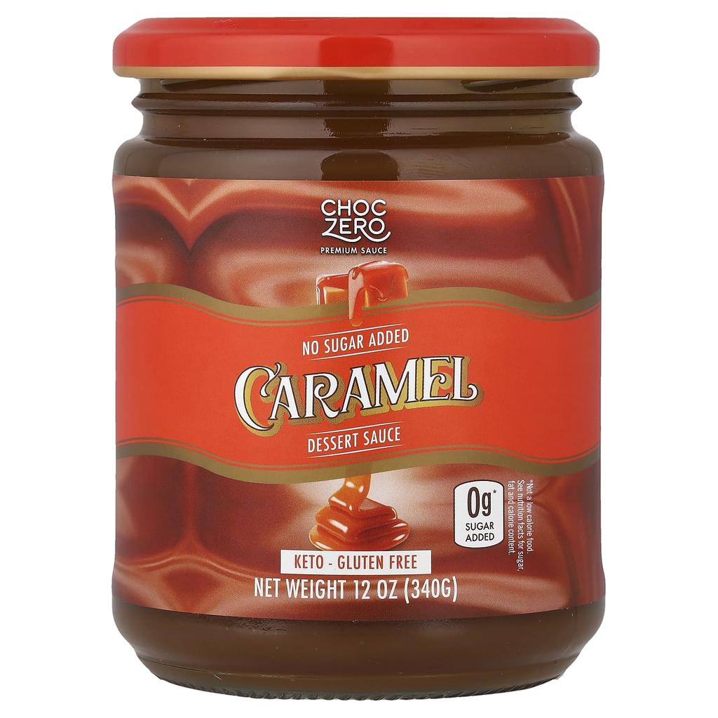 ChocZero, Dessert Sauce, Caramel, 340g (12oz)