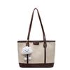 Foreign Single Women's Large-capacity Tote Bag 2025 New Retro Versatile Casual Shoulder Bag College Student Commuter Tote Bag