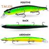 15CM/18G 19CM/32.5G Floating Minnow Fishing Lure with Tongue Hooks Long Casting Topwater Artificial Bait Freshwater Saltwater Trout Bass Fishing