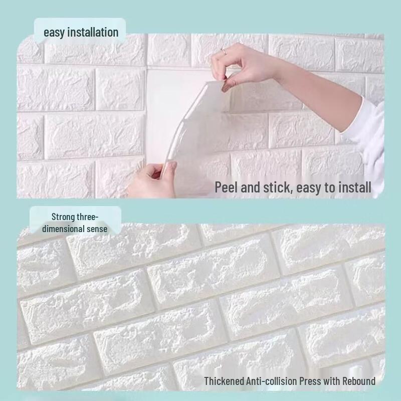 Ticify 3D Self-Adhesive Waterproof Wall Panels