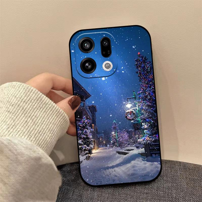 Christmas Phone Case For OPPO Find X9 Pro FindX9 X8 Ultra X8s X8Pro X8s + Plus Shockproof Protect Soft Silicone TPU Cover Coque