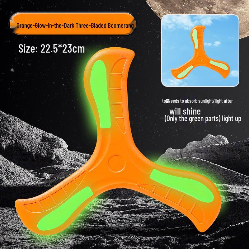 EVA Soft Three-Leaf Boomerang: Outdoor Parent-Child Interactive Hand-Thrown Toy