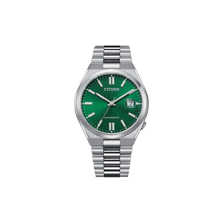 CITIZEN Mechanical Movement Stainless Steel Strap Watch Men s Watches Green Dial NJ0150-81X Green Dial