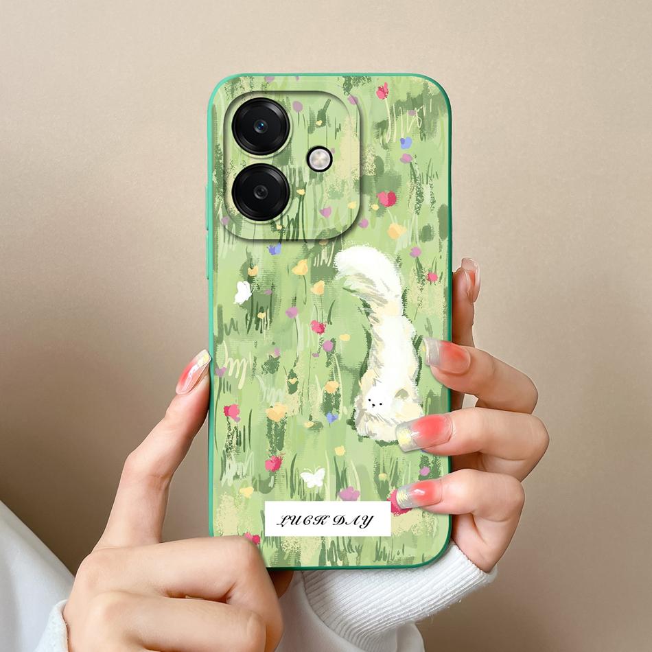 Per Oppo A3 Pro A3X A40 A80 Custodia per Telefono Creativa Protezione Completa Cover Posteriore Per Oppo A 3 OppoA3 4G 5G Morbido Silicone Liquido Fundas