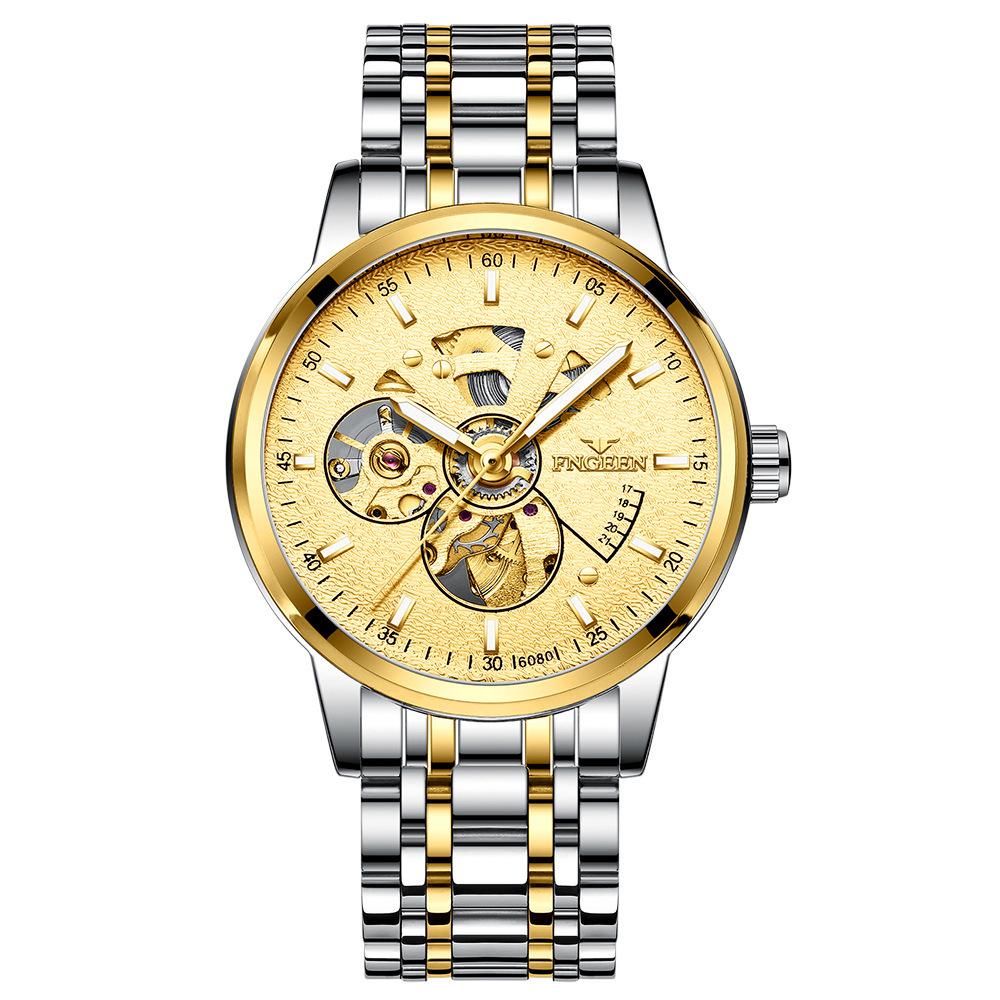 Fen Zun Men's 2020 Trendy Skeleton Automatic Watch