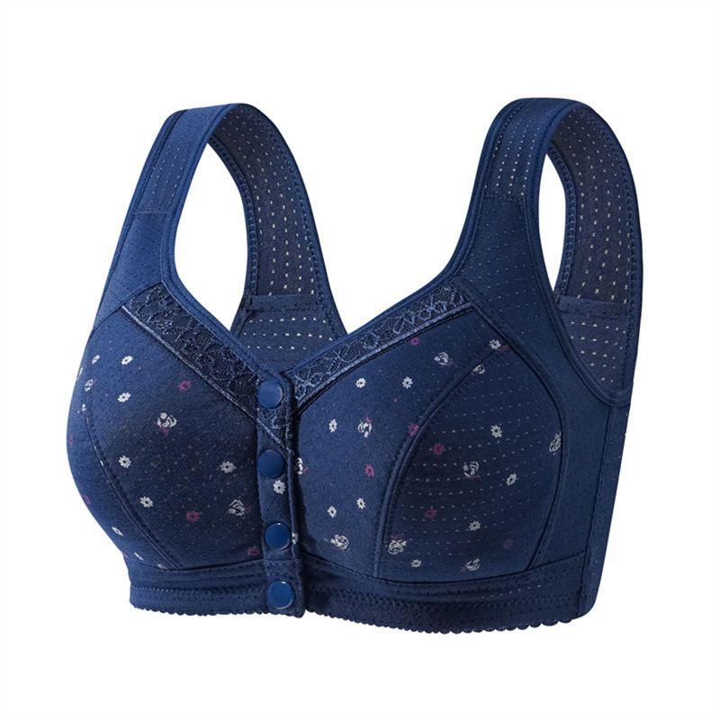 Dames Grote Maat Voorkant Gesp Beha Vest Stijl Comfortabele Beha